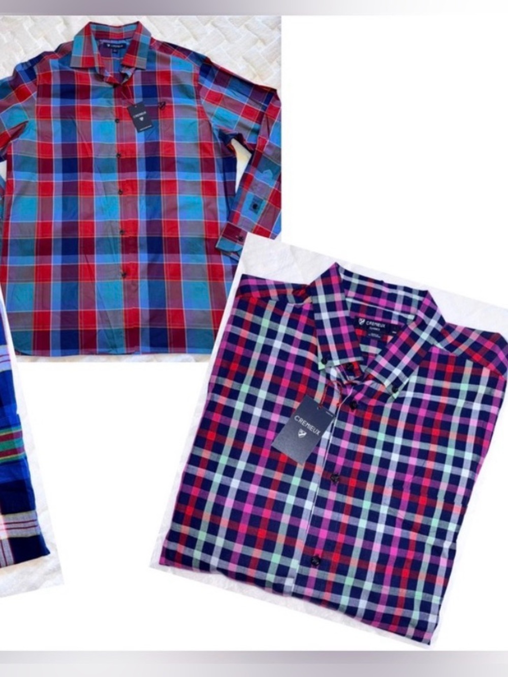Daniel Cremieux Men's Plaid Shirts Size Large NWT